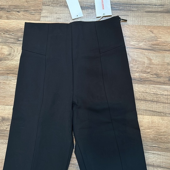 GOOD AMERICAN THE PONTE BOSS SKINNY PANT WOMEN SIZE 2 BLACK NEW - Picture 4 of 14